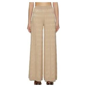 Missoni gold Zigzag-Pattern Palazzo Pants